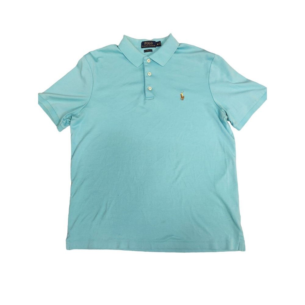 Polo Ralph Lauren 100% Cotton Short Sleeve Golf Shirt Mens M